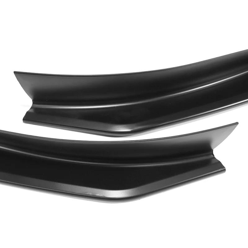 For 2004-2008 Mazda RX8 RX-8 MS-Style Unpainted Matte Black Front Bumper Body Splitter Spoiler Lip 2PCS - Image 2
