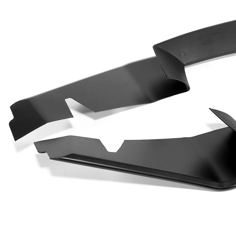 For 2004-2008 Mazda RX8 RX-8 MS-Style Unpainted Matte Black Front Bumper Body Splitter Spoiler Lip 2PCS - Image 3