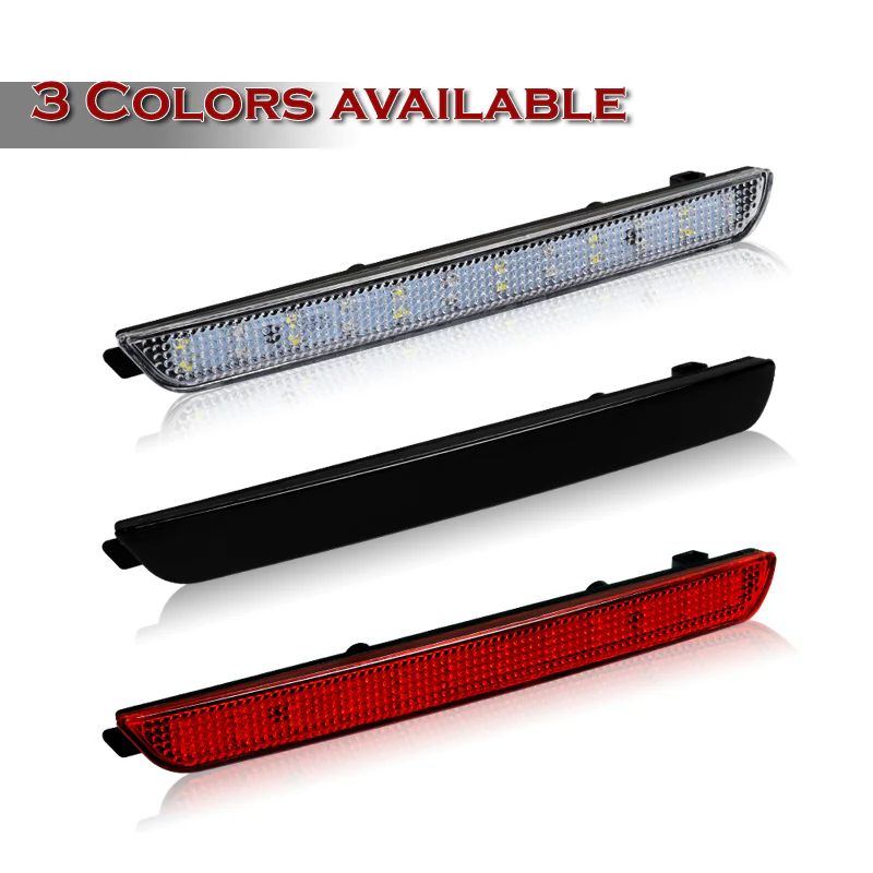 For 2004 – 2009 Mazda 3 / MazdaSpeed 3 LED Rear Bumper Stop Brake Light Kit -Red Lens - Image 5