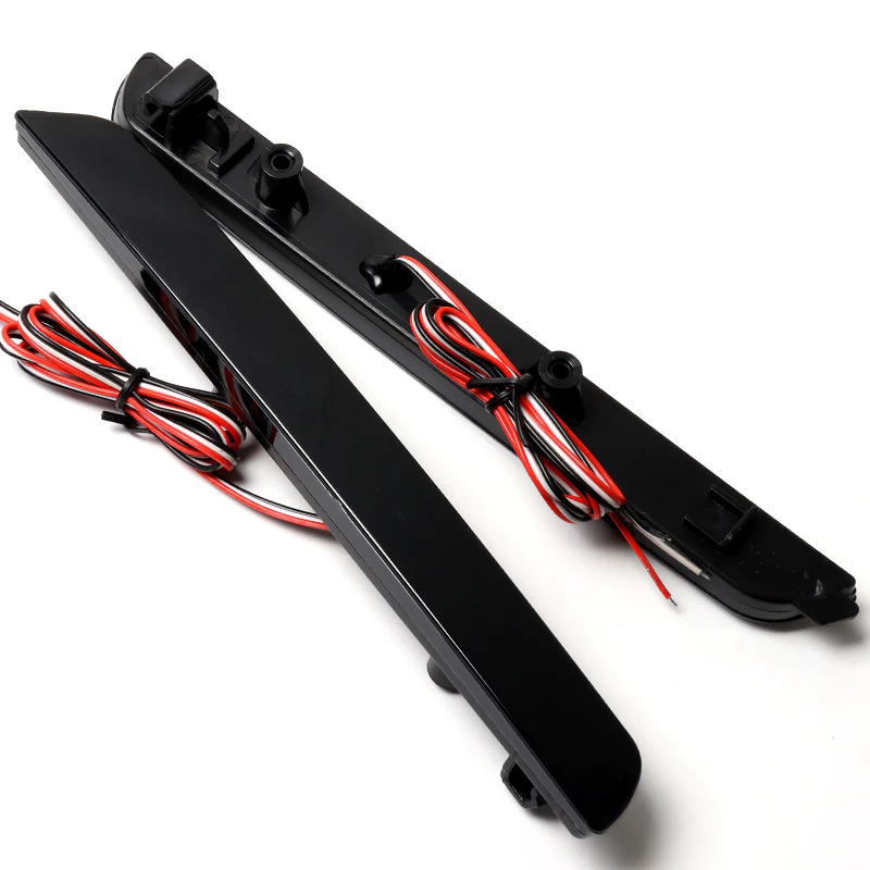 For 2004 – 2009 Mazda 3 / MazdaSpeed 3 LED Rear Bumper Stop Brake Light Kit -Smoke Lens - Image 2