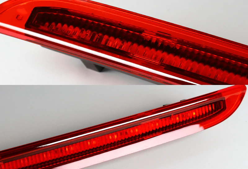 For 2005-2011 Audi S6 A6 Quattro LED High Mounted Center Reflector Third 3RD Brake Light Stop Lamp -Red Lens - Image 2
