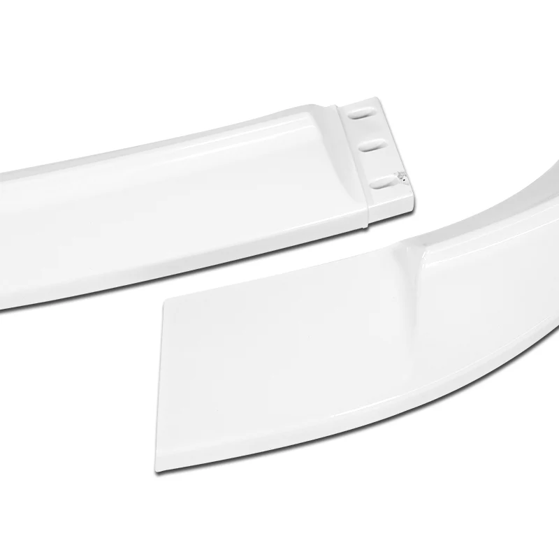 For 2005-2013 Corvette C6 ZR1-Style Base 3-PCS Painted White Front Bumper Spoiler Lip - Image 2