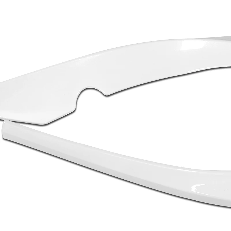 For 2005-2013 Corvette C6 ZR1-Style Base 3-PCS Painted White Front Bumper Spoiler Lip - Image 3