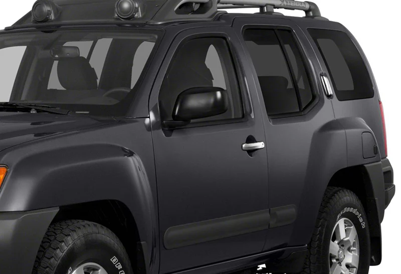 For 2005 - 2015 Nissan Xterra Mirror Chrome Exterior Door Pull Handle Lever Cover Cap Trim W/Out Passenger Keyhole 6PCS - Image 3