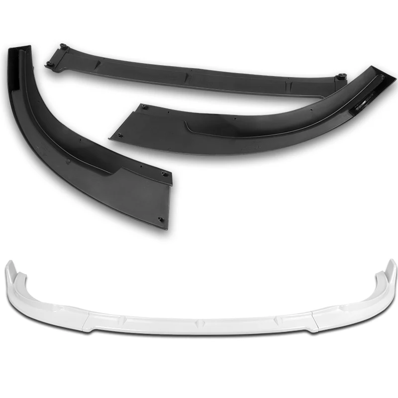 For 2006-2007 Lexus GS300 GS350 STP-Style Painted White Front Bumper Splitter Spoiler Lip 3PCS - Image 4
