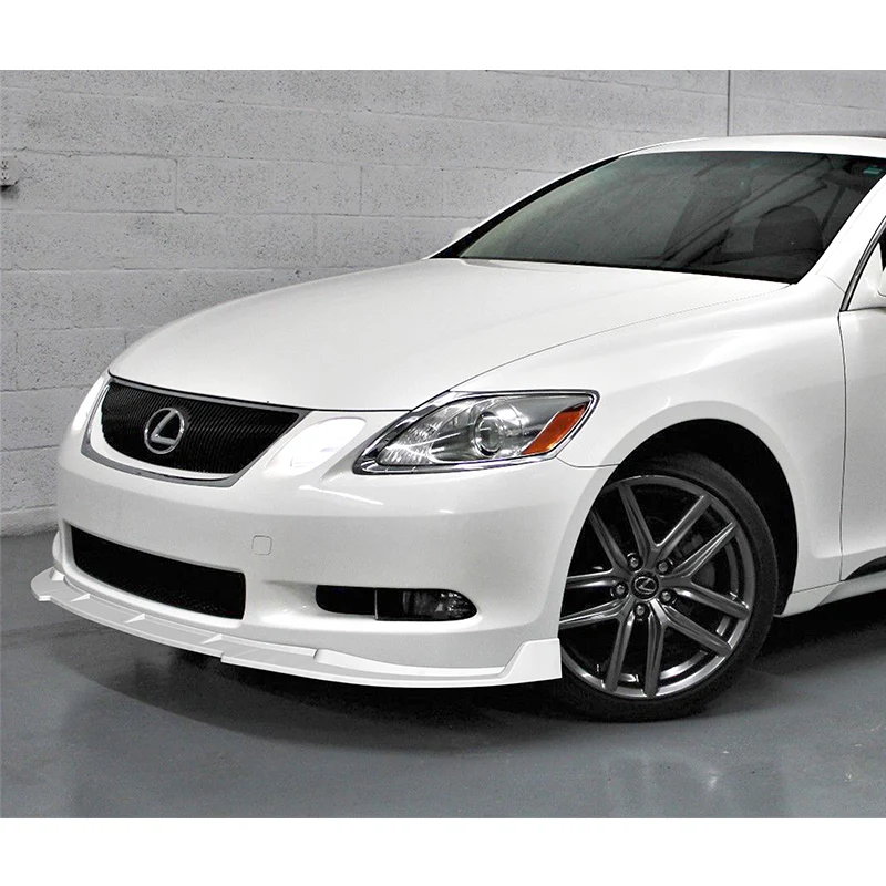 For 2006-2007 Lexus GS300 GS350 STP-Style Painted White Front Bumper Splitter Spoiler Lip 3PCS - Image 5