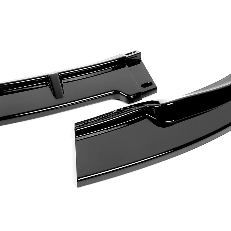 For 2006-2007 Lexus GS300 GS350 STP-Style Painted Black Front Bumper Splitter Spoiler Lip 3PCS - Image 2