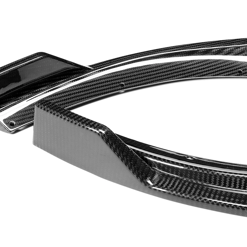 For 2006-2007 Lexus GS300 GS350 STP-Style Carbon Fiber Front Bumper Splitter Spoiler Lip 3PCS - Image 3