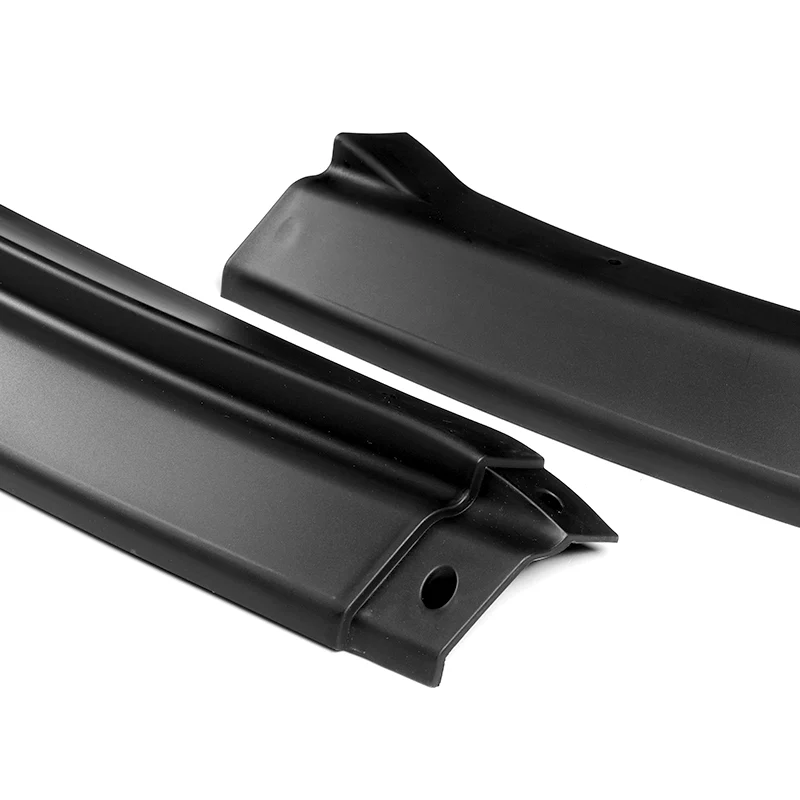For 2006-2007 Subaru Impreza WRX STi S204 Matte Black Front Bumper Body Splitter Spoiler Lip 3PCS - Image 2