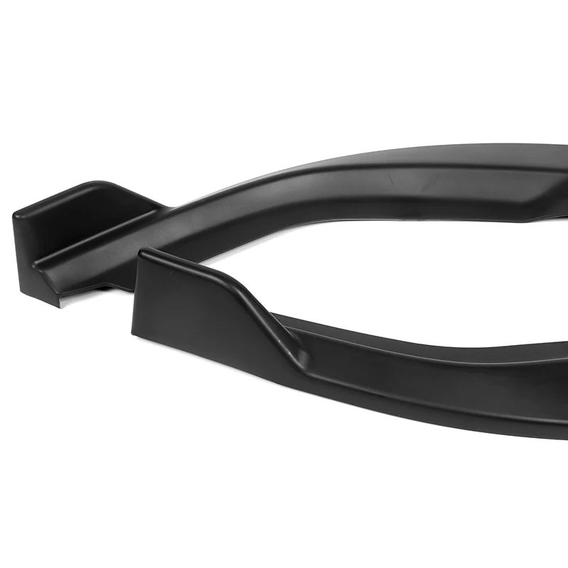 For 2006-2008 Honda Civic 2DR JDM CS-Style  3-PCS Matt Black Front Bumper Spoiler Lip - Image 2