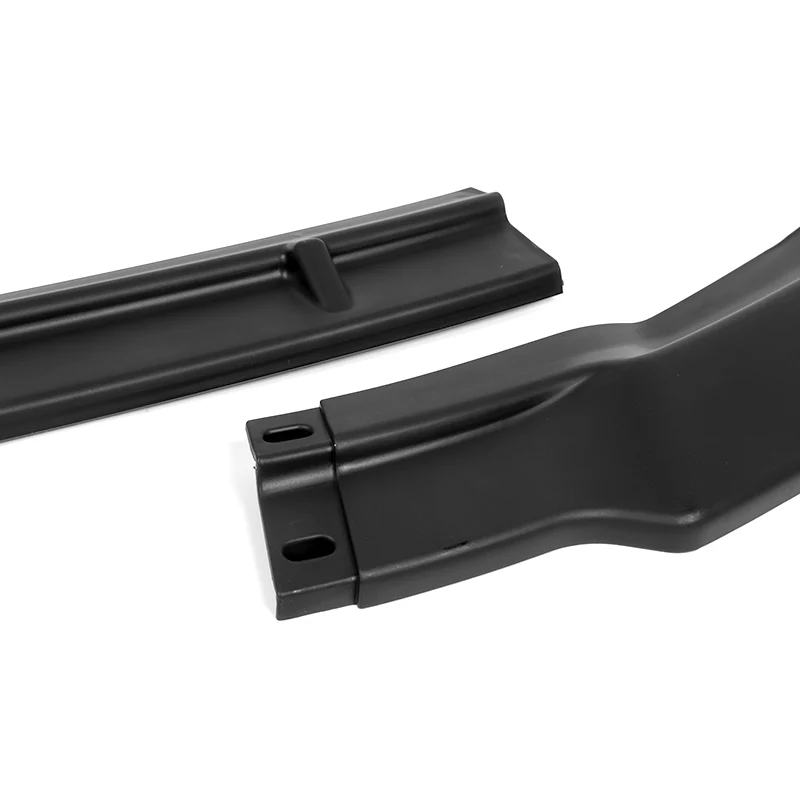 For 2006-2008 Honda Civic 2DR JDM CS-Style  3-PCS Matt Black Front Bumper Spoiler Lip - Image 3