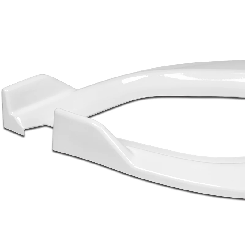 For 2006-2008 Honda Civic Coupe CS-Style 3-PCS Painted White Front Bumper Spoiler Lip - Image 2