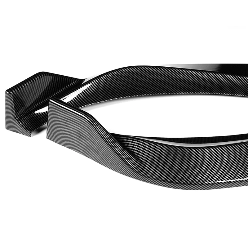 For 2006-2008 Lexus IS250 IS350 Base STP-Style Carbon Look 3-Piece Front Bumper Body Spoiler Splitter Lip Kit - Image 2