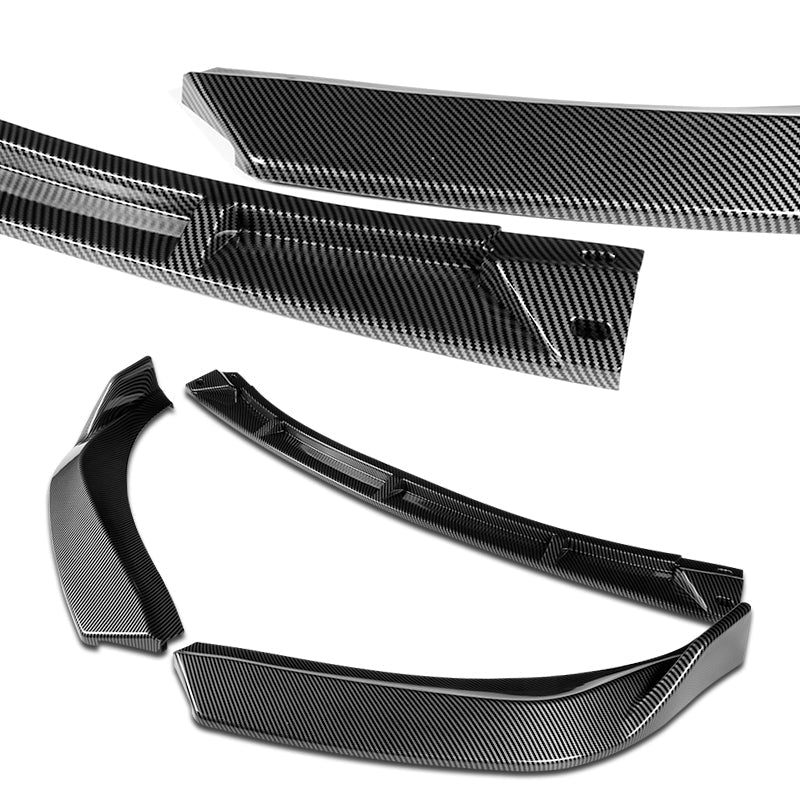 For 2006-2008 Lexus IS250 IS350 Base STP-Style Carbon Look 3-Piece Front Bumper Body Spoiler Splitter Lip Kit + FREE GIFT - Image 7