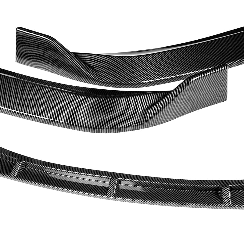 For 2006-2008 Lexus IS250 IS350 Base STP-Style Carbon Look 3-Piece Front Bumper Body Spoiler Splitter Lip Kit + FREE GIFT - Image 9