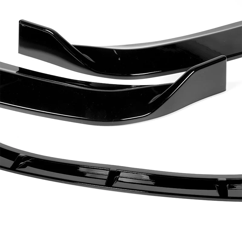 For 2006-2008 Lexus IS250 IS350 Base STP-Style Painted Black 3-Piece Front Bumper Body Spoiler Splitter Lip Kit + FREE GIFT - Image 9