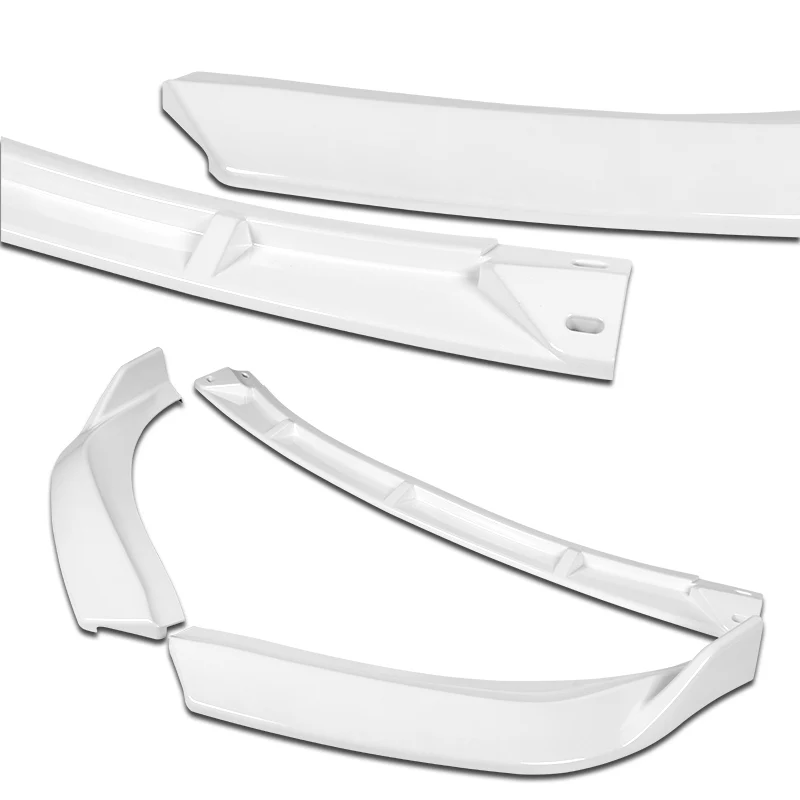 For 2006-2008 Lexus IS250 IS350 Base STP-Style Painted White 3-Piece Front Bumper Body Spoiler Splitter Lip Kit - Image 2