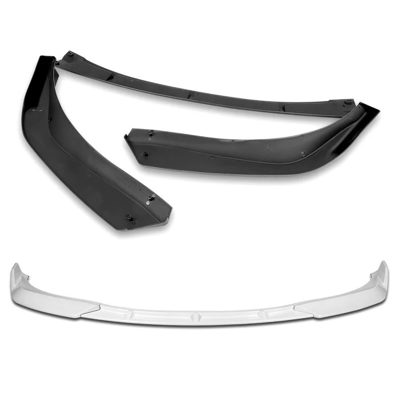For 2006-2008 Lexus IS250 IS350 Base STP-Style Painted White 3-Piece Front Bumper Body Spoiler Splitter Lip Kit - Image 4