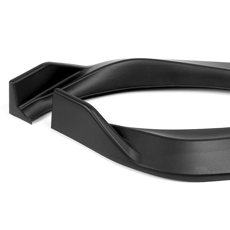 For 2006-2008 Lexus IS250 IS350 STP-Style Matte Black 3-Piece Front Bumper Body Spoiler Splitter Lip Kit - Image 2