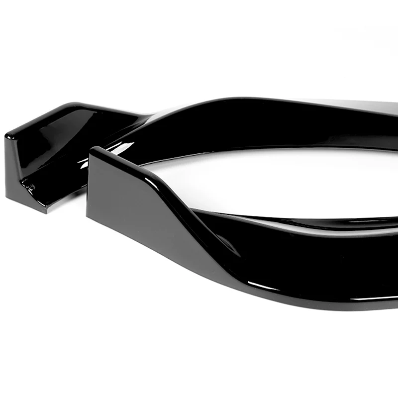 For 2006-2008 Lexus IS250 IS350 Base STP-Style Painted Black 3-Piece Front Bumper Body Spoiler Splitter Lip Kit - Image 2