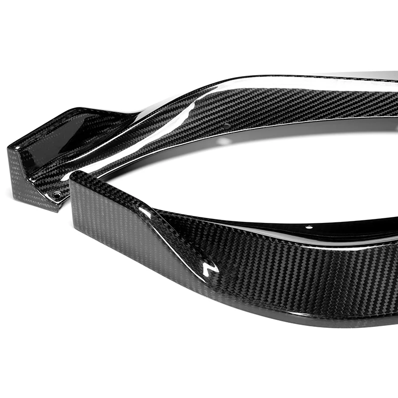 For 2006-2008 Lexus IS250 IS350 STP-Style Real Carbon Fiber Front Bumper Spoiler Lip 3PCS - Image 3