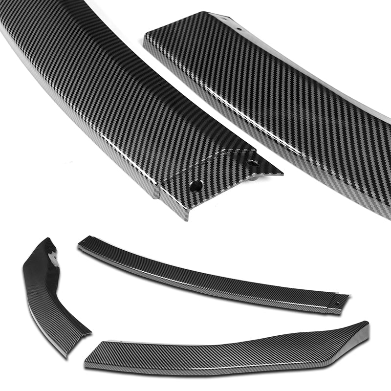 For 2006-2009 Nissan 350Z GT-Style Front Bumper Body Splitter Spoiler Lip 3PCS -Carbon Fiber Look - Image 4