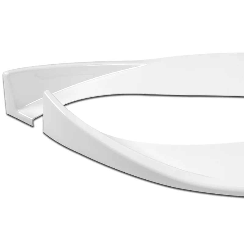 For 2006-2010 BMW E60 M5 H-Style Painted White Front Bumper Splitter Spoiler Lip 3PCS - Image 3