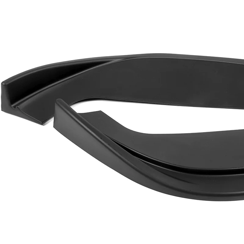 For 2001-2006 BMW E46 M3 H-Style Matte Black Front Bumper Splitter Spoiler Lip 3PCS - Image 3