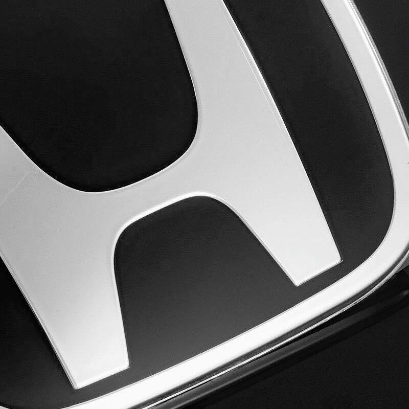 For 2006-2011 HONDA CIVIC COUPE Set JDM Black H Rear Emblem Badge with Civic Rear Chrome Emblem - Image 8