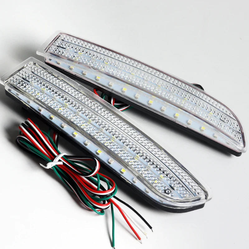 For 2008 – 2014 Scion xD 39-SMD LED Rear Bumper Brake Light Kit -Clear Lens - Image 2