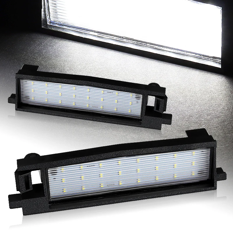 For 2006-2012 Toyota RAV4 Xenon White 24-SMD LED 6000K License Plate Lights Lamp with Screw Bolt Cap Cover - Image 8