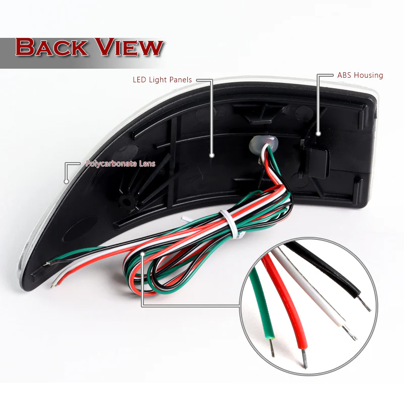 For 2006 – 2013 Lexus IS250 IS350 LED Rear Bumper Stop Brake JDM Light Kit -Clear Lens - Image 3