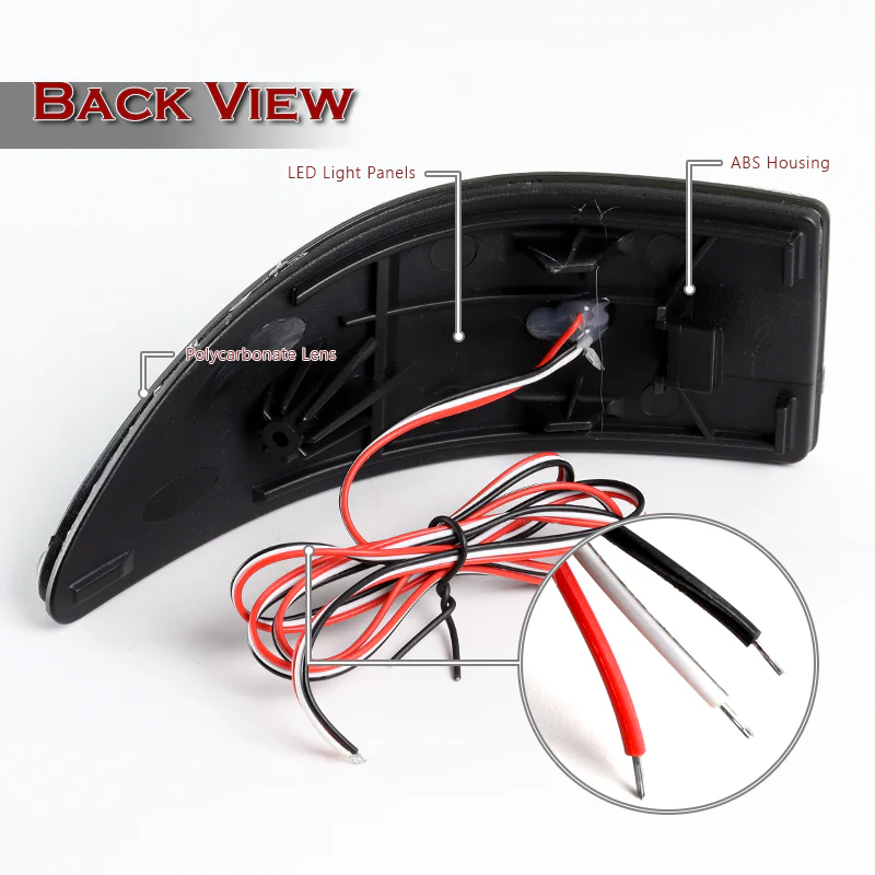 For 2006 – 2013 Lexus IS250 IS350 LED Rear Bumper Stop Brake JDM Light Kit -Smoke Lens - Image 3