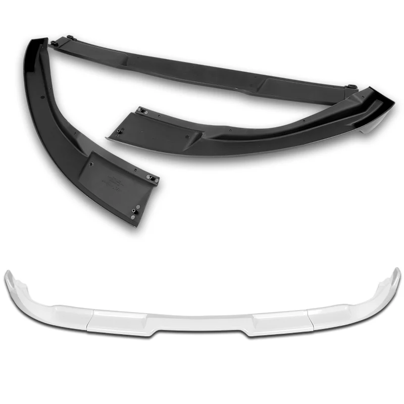 For 2003-2007 Infiniti G35 Coupe GT-Style Painted White Front Bumper Body Splitter Spoiler Lip 3PCS - Image 4