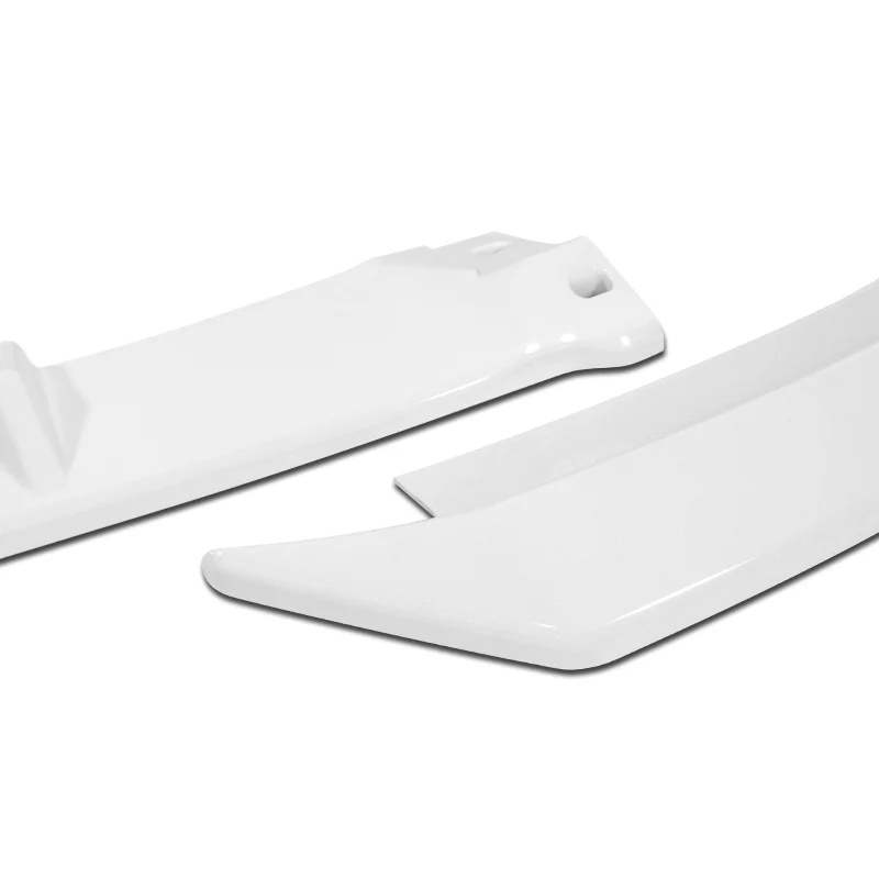 For 2007-2010 BMW 3-Series E92 E93 M-Style Painted White Front Bumper Splitter Spoiler Lip 3PCS - Image 2
