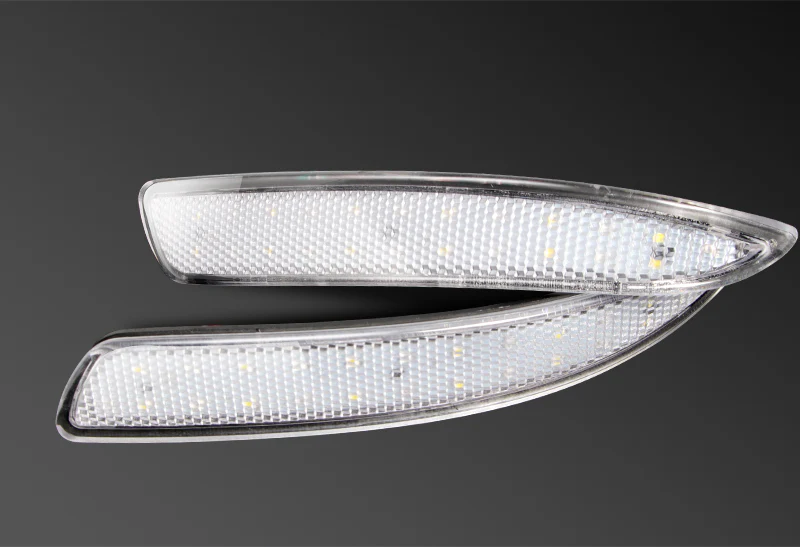 For 2007–2013 BMW E70 X5 48-SMD Rear Bumper Stop Brake Light Kit -Clear Lens - Image 2