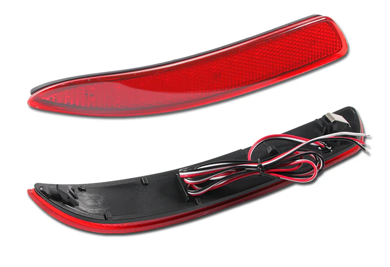 For 2007–2013 BMW E70 X5 48-SMD Rear Bumper Stop Brake Light Kit -Red Lens - Image 3
