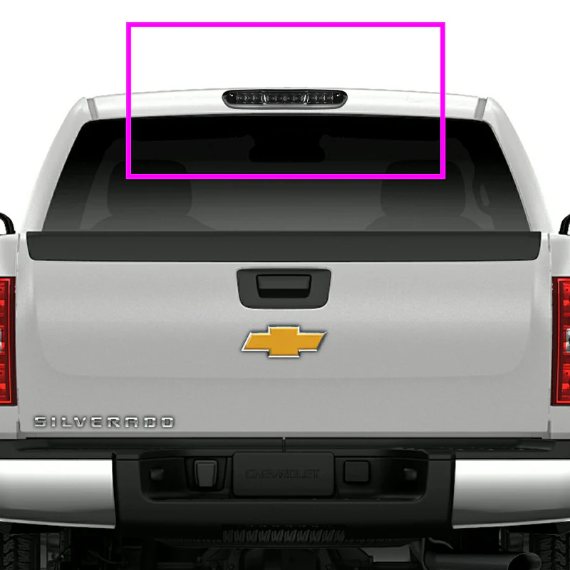 For 2007 – 2013 Chevrolet Chevy Silverado LED Rear Bumper Reflector Stop Third 3RD Brake Light With Cargo Lamp -Smoke Lens - Image 5