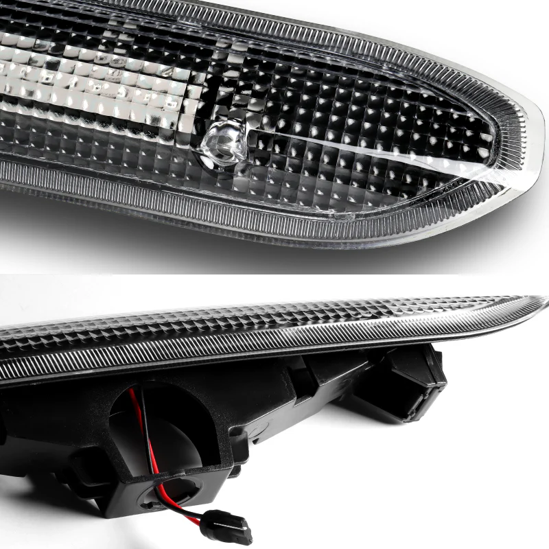 For 2007–2015 Land Rover Freelander 2 LR2 LED Rear Bumper Reflector Stop Third 3RD Brake Light Cargo Lamp -Black Housing Clear Lens - Image 2