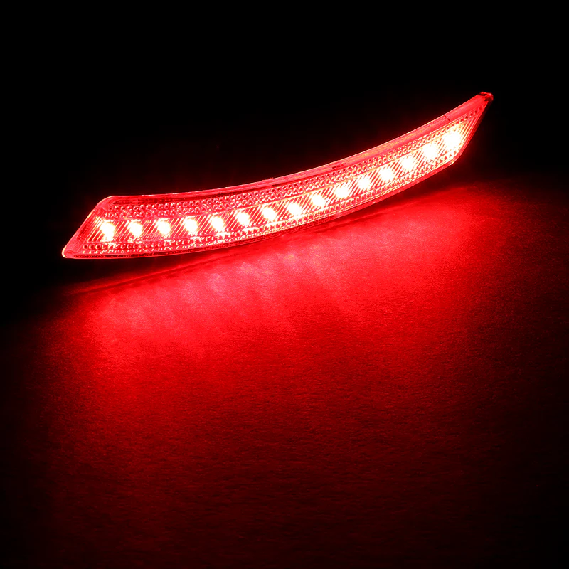 For 2007–2015 Mini Cooper Red LED Turn Signal Fender Side Marker Lights -Smoked Lens - Image 5