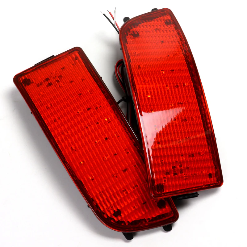 For 2007–2018 Mercedes-Benz Sprinter W906 LED Rear Bumper Stop Brake Light Kit -Red Lens - Image 2