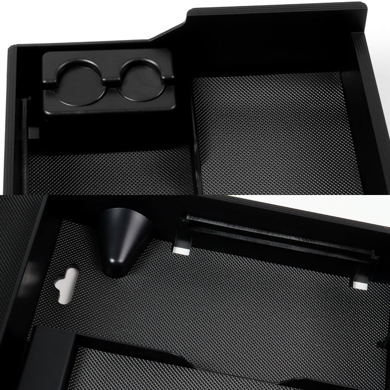 For 2007 - 2019 Toyota Tundra / Sequoia Center Console Organizer Tray Armrest Storage Box - Image 5