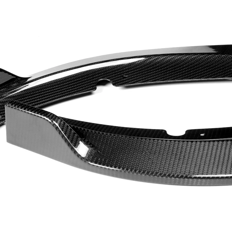 For 2015-2023 Dodge Charger SXT Carbon Fiber Front Bumper Body Splitter Spoiler Lip 3PCS - Image 3