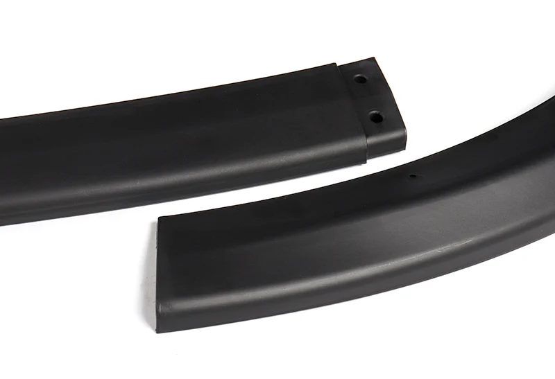 For 2008-2010 Subaru Impreza WRX STi CS2-Style Unpainted Matte Black Front Bumper Splitter Spoiler Lip 3PCS - Image 2