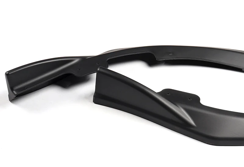 For 2008-2010 Subaru Impreza WRX STi CS2-Style Unpainted Matte Black Front Bumper Splitter Spoiler Lip 3PCS - Image 3