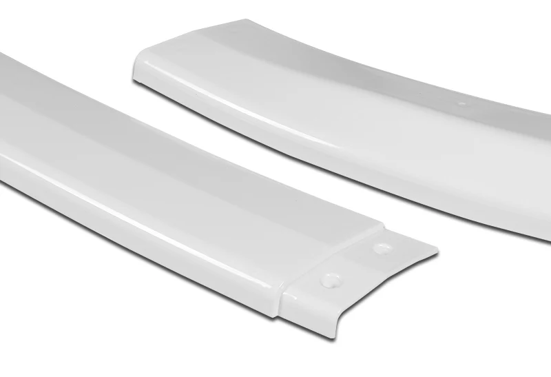 For 2008-2010 Subaru Impreza WRX STi CS2-Style Painted White Front Bumper Splitter Spoiler Lip 3PCS - Image 2