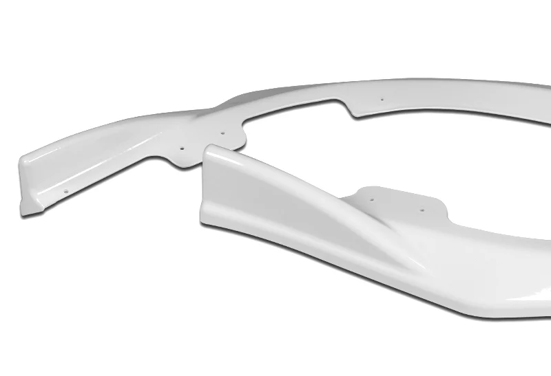 For 2008-2010 Subaru Impreza WRX STi CS2-Style Painted White Front Bumper Splitter Spoiler Lip 3PCS - Image 3