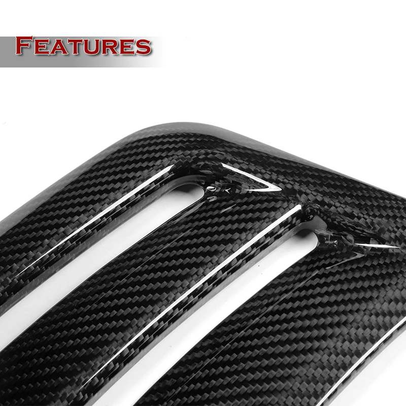 For 2008 - 2011 Mercedes-Benz C63 AMG W04 Front Bumper Side Air Duct Vents Caliper 2-pcs -Real Carbon Fiber - Image 5
