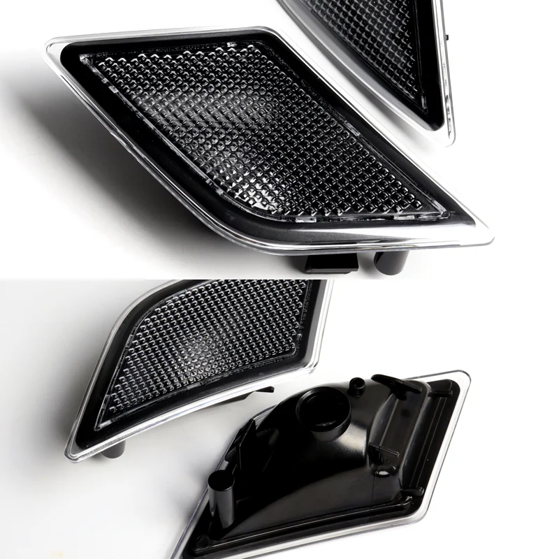 For 2008–2011 Mercedes-Benz W204 C-Class Turn Signal Front Fender Side Marker Lights -Clear Lens - Image 3