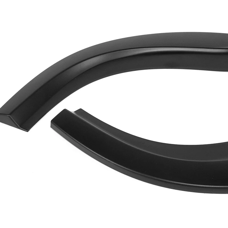 For 2008-2011 Mercedes-Benz W204 C63 AMG 3-PCS Matt Black Front Bumper Spoiler Lip - Image 3